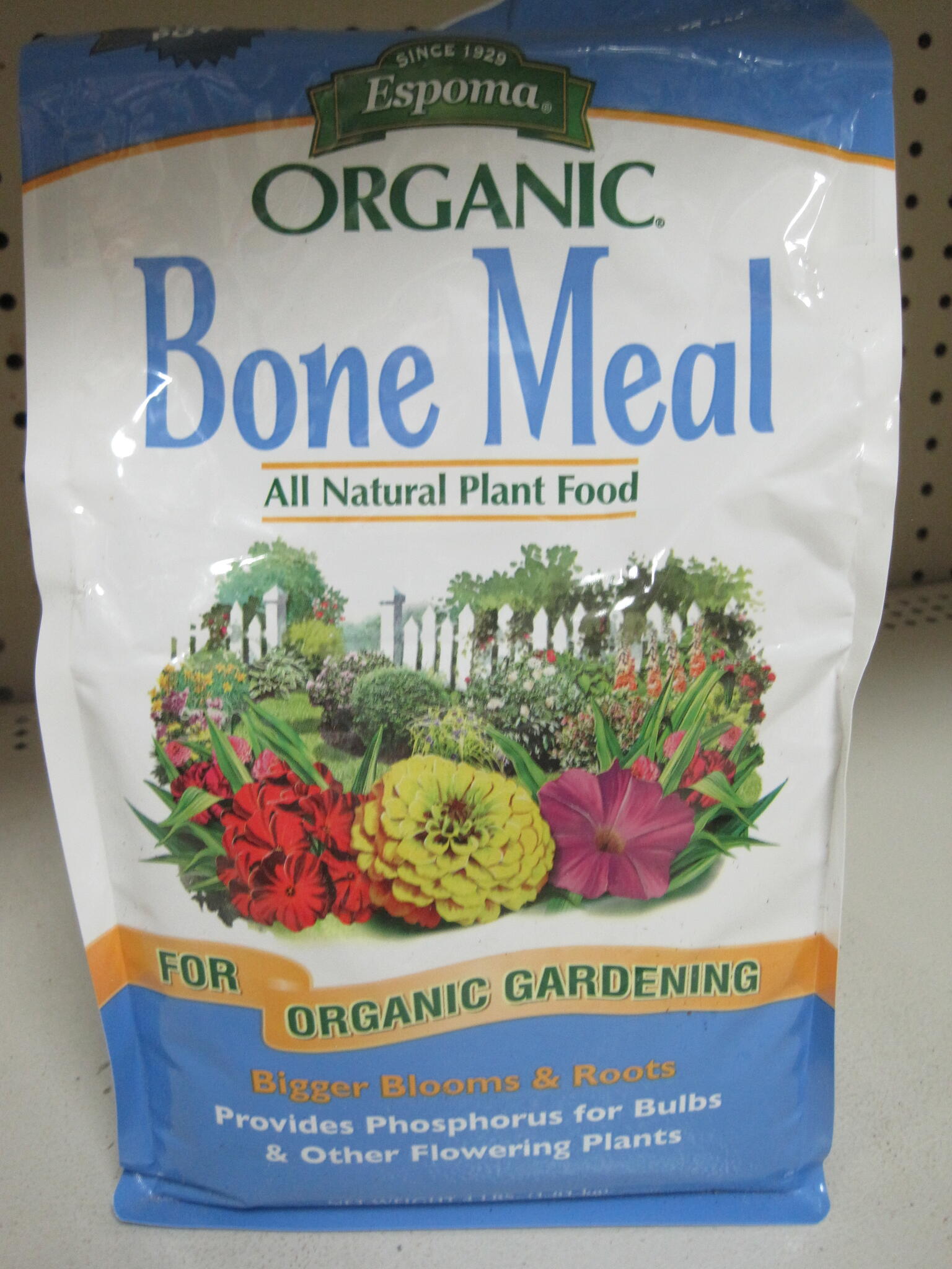 Organic Bone Meal, all natural plant food.